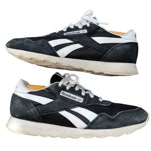 REEBOK CLASSIC NYLON 1991 VINTAGE BLACK SNEAKERS